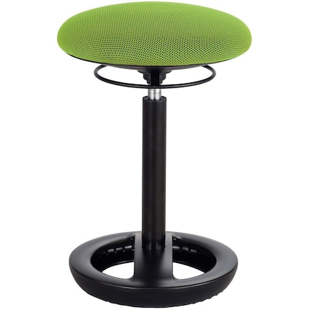 Safco Twixt Active Seating Stool - 17-22"H - Green 3000GN