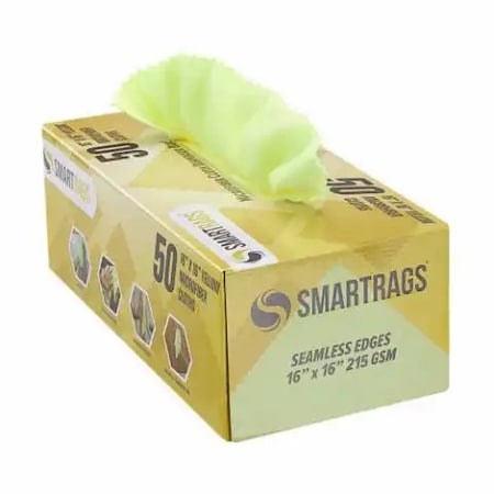 Sc Johnson SmartRags Microfiber Towel 16" x 16" , Yellow , 215 GSM M931Y-BX