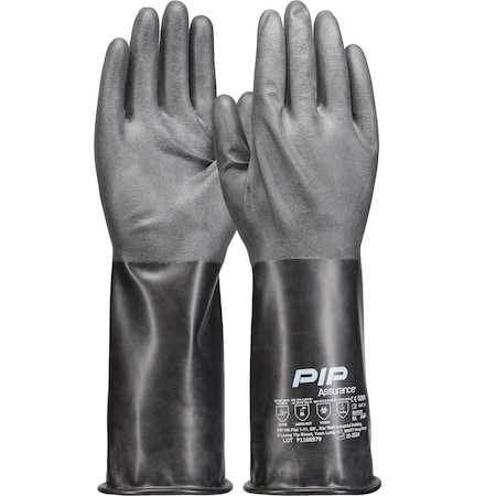 Pip 12 Mil Butyl Rubber Glove with Rough Grip-14" BUT03R/9