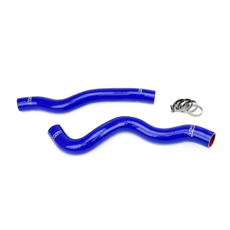 Hps Performance High Temp Reinforced Silicone Radiator Coolant Hose Kit, Blue, 57-1964-BLUE