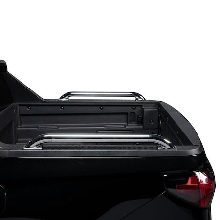 Putco Bed Rails, Direct Fit; Stake Pocket Mount; Polished; Chrome; Stainless Steel; Built In Tie Down 59859