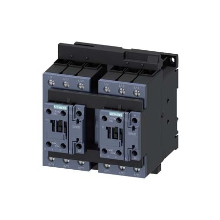 Siemens reversing contactor assembly AC-3e/AC-3 3RA2335-8XB30-1AC2