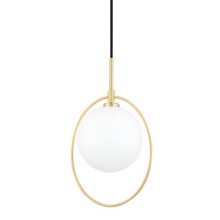 Mitzi Babette 1 Light Pendant 4.75 In. Aged Brass H493701-AGB
