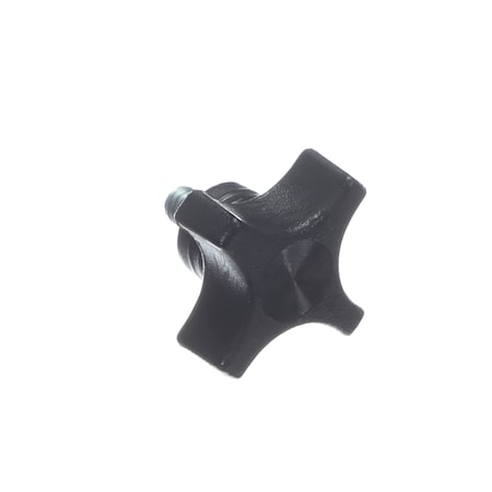 Resfab Knob, Star Shape, Black, Basket Lift 79902