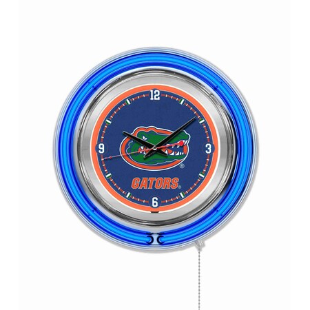 Holland Bar Stool Co University of Florida Double Neon 15" Clock Clk15FlorUn