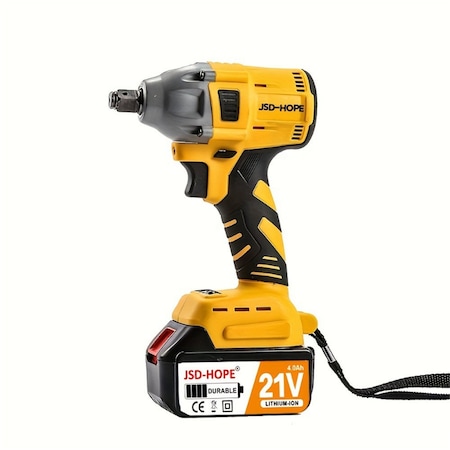 Edendirect Powerful & Durable Brushless Electric Wrench 21V 4.0Ah Lithium-Ion Tool Kit IR-TB26