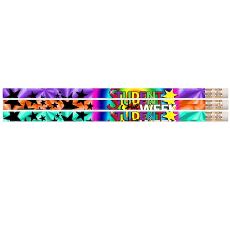 Musgrave Pencil Co Student Of The Week Motivational Pencils, 144PK MUS1383G