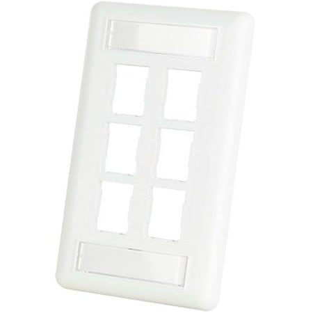 Ortronics 6-PORT HIGH DENSITY FACEPLATE 403HDJ16-88