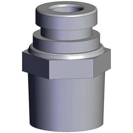 Smc Push-Fit Fitting, Straight KQG2H04-06