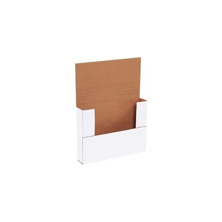Bubblefast 50-11 1/8 x 8 5/8 x 2'' White Easy-Fold Mailers, 50PK BFM1BK