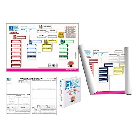 Disaster Management Systems Hics, Command Board, Dry Erase DMS-05424L
