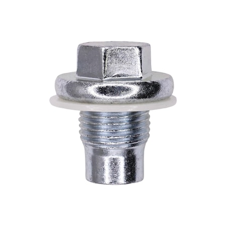 Auveco Oil Drain Plug with Gasket M14-1.25 Threads Zinc, 5PK 18024