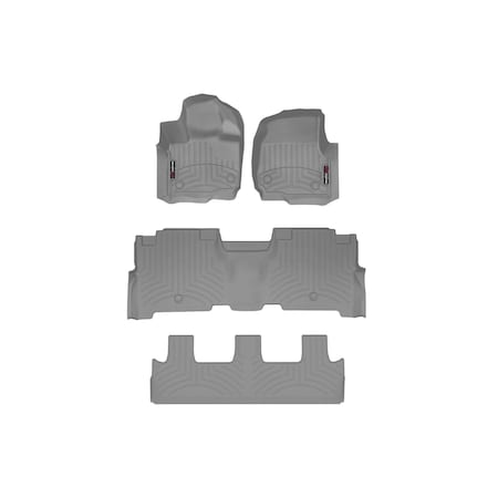 Weathertech Grey, Front, rear, and rear Floorliners 461665-1-2-4612953