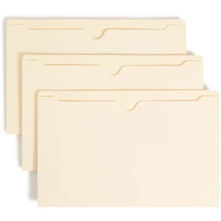 Smead MANILA FILE JACKETS, 1-PLY STRAIGHT TAB, LEGAL SIZE, MANILA, 100PK 76410
