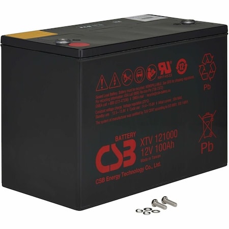 Eaton Tripp Lite series External 12V DC Battery Module for 120V AC Extreme Temperature Network UPS RBC12V100ET