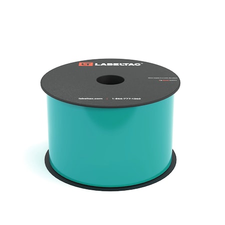 Labeltac LabelTac 4 and Pro Model High Performance 10-Year Vinyl Supply 3in x 150ft, Teal LT323HP