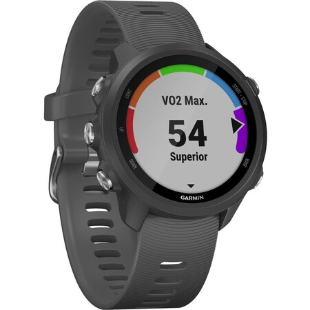 Garmin Forerunner 245 GPS Smartwatch 30mm Fiber-Reinforced Polymer - Slate 010-02120-00