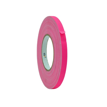 Wod Tape GTC12F Gaffer Tape Fluorescent Pink 1/2 in. X 60 ft., 96PK WOD GTC12F-00500-96-60-FPI