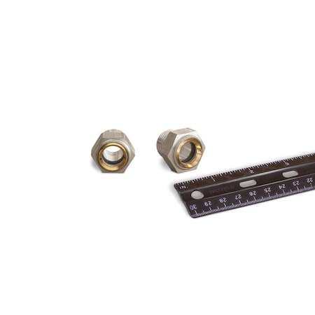 Oil-Rite Gasketed Window Sight Straight Thread - Straight, 5/8in.-18, 13/16in., 125 PSI, Buna-N, 7/16in. B2394-12