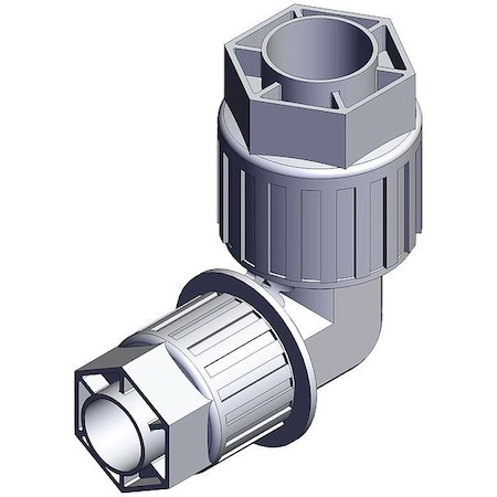 Smc High Purity Tube Fitting, Reducer, PFA LQ3E6A-R1