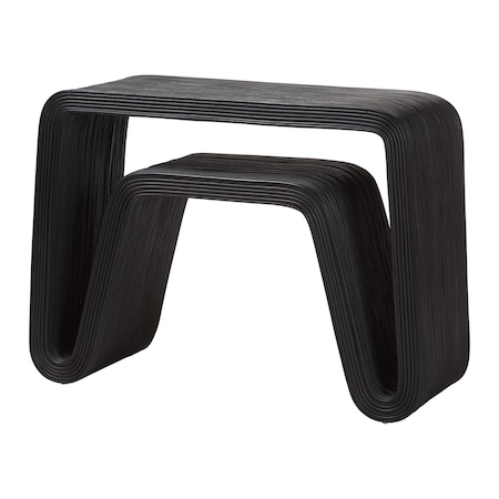 Bali & Pari Abebi Natural Rattan Console Table 262-14212-ZORO