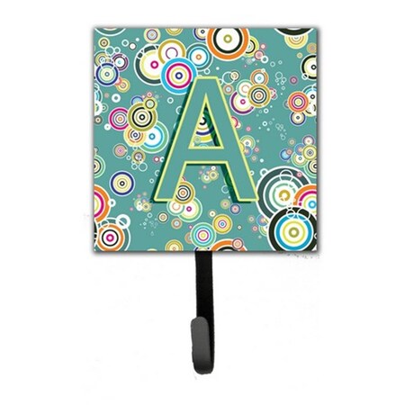 Carolines Treasures Letter A Circle Circle Teal Initial Alphabet Leash and Key Holder CJ2015-ASH4