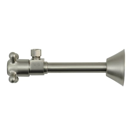 Mountain Plumbing Brass Cross Handle 1/4 Turn Ceramic Valve Angle Sweat in Antique Copper MT416X-NL/ACP