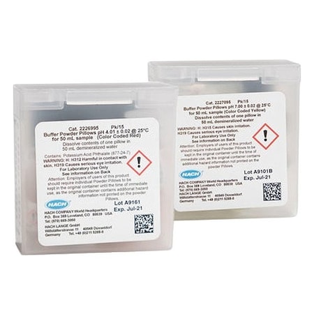 Hach Buffer Powder Pillow, 500 mL, PK15 2299264