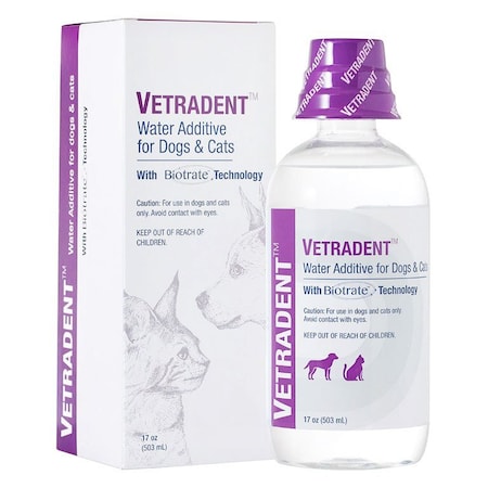 Dechra Vetradent Water Additive for Dogs & Cats, 17oz 020181