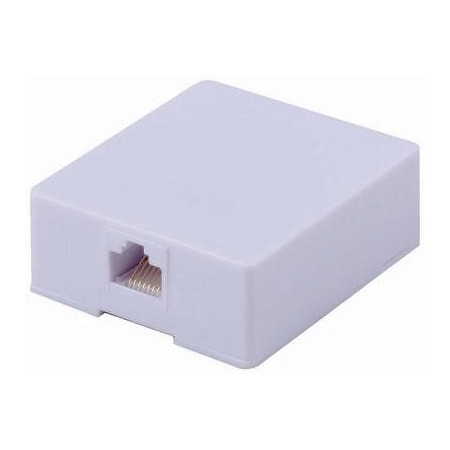 Audiovox Cat 5E/6 Surf Wall Jack TPH563R1V