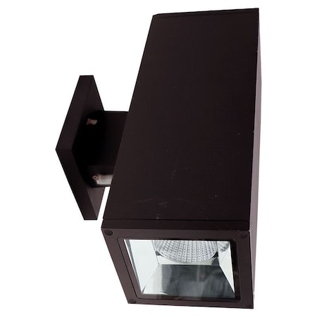 Westgate 5in SQ WALL CYL. UP/DOWN LIGHT 40W 30K/40K/50K DUAL DIM. - BRONZE WMCS5-UDL-MCT-BR-DD