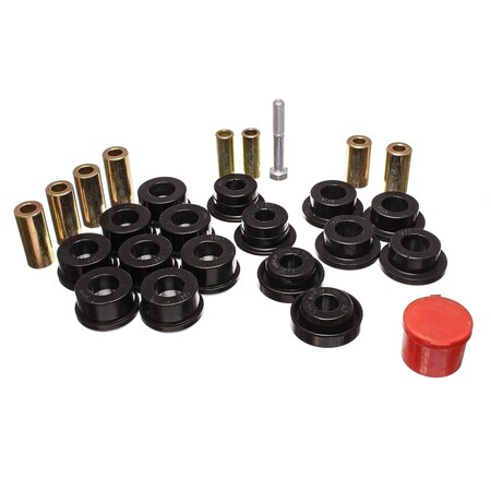 Energy Suspension Control Arm Bushing, Black; Polyurethane; With Upper and Lower Bushings 2.3108G