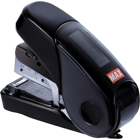 Max Flat Clinch Mini Stapler, Black MXBHD10FL3BK