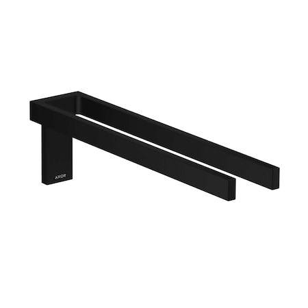 Axor Universal Rectangular Towel Holder Twin-Handle in Matte Black 42622670