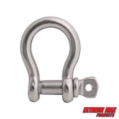 Extreme Max Extreme Max 3006.6617 BoatTector Stainless Steel Marine Anchor Shackle - 3/8" 3006.6617