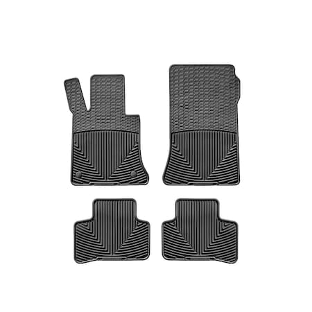 Weathertech Black, Front and Rear All Weather Floor Mats MB X204 B
