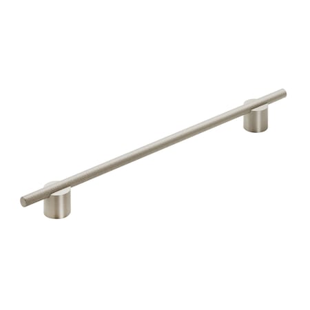 Amerock Transcendent 10-1/16 in 256 mm Center-to-Center Silver Champagne Cabinet Pull BP7414256SCSC