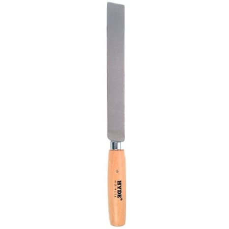 Hyde 8in x 1in 60780 Square Point Knife, Wood Handle, 14 Gauge 60750