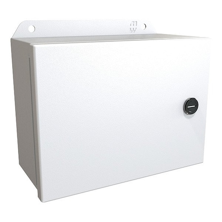 Hammond Latches Electrical Enclosure, 6 in H, 4 in D, 8 in W, 12, 13, 3R, 4, Steel EJ683LG