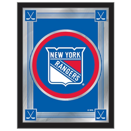 Holland Bar Stool Co New York Rangers 17" x 22" Logo Mirror MLogoNYRang
