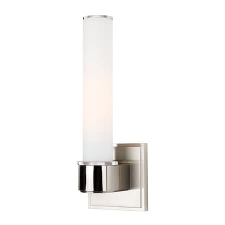 Hudson Valley Lighting Mill Valley 1 Light Bath And Vanity 4.5 In. Satin Nickel 1261-SN