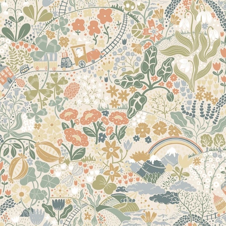 York Wallcoverings Taget Green Wallpaper MB29029
