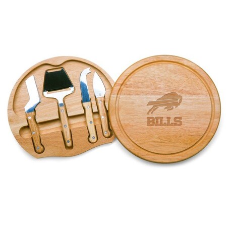 Picnic Time Family Of Brands NFL Buffalo Bills - Circo Cheese Cutting Board & Tools Set 854-00-505-043-2
