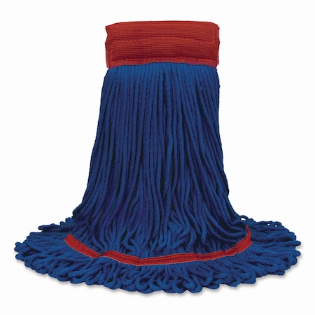 Nexstep Commercial Products MaxiPlus Microfiber Loop-End Mop, Microfiber, 24 oz, Blue 97207