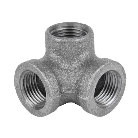 Stz Industries 1/2 in. FIP each X 1/2 in. D FIP 1/2 in. D FIP Black Malleable Iron Side Out Elbow 310 SOE-12