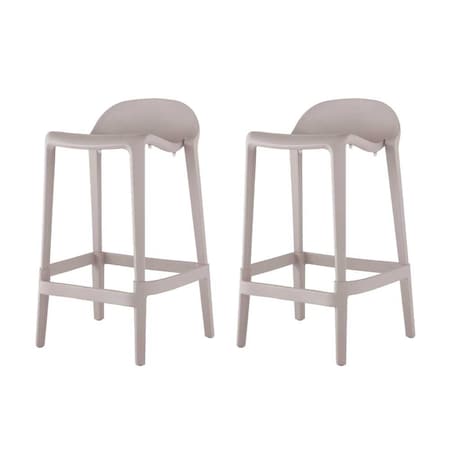 Lagoon Indoor and Outdoor Joyous Resin Counter Stool, 2PK 7057G6-CCLGS