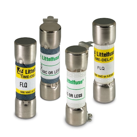 Littelfuse Midget Fuse, Time-Delay, 2A, 500V AC, Non-Indicating, 10kA at 500VAC FLQ002