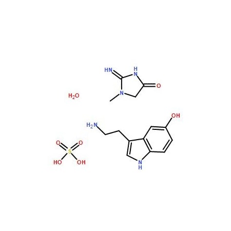 Ak Scientific Serotonin creatinine sulfate monohydrate (100mg), CAS 61-47-2 5671AF-100mg