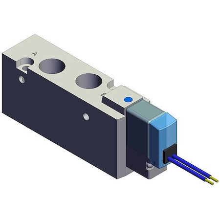 Smc Solenoid Air Control Valve, 84 3/16 mm L SYJ7120-5G-01T
