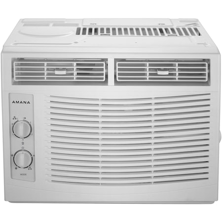 Amana 5,000 BTU 115V Window-Mounted Air Conditioner with Mechanical Controls AMAP050DW